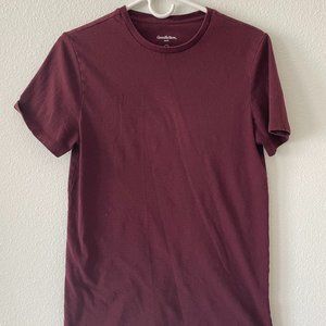 Burgundy Goodfellow & Co Short-Sleeve T-shirt